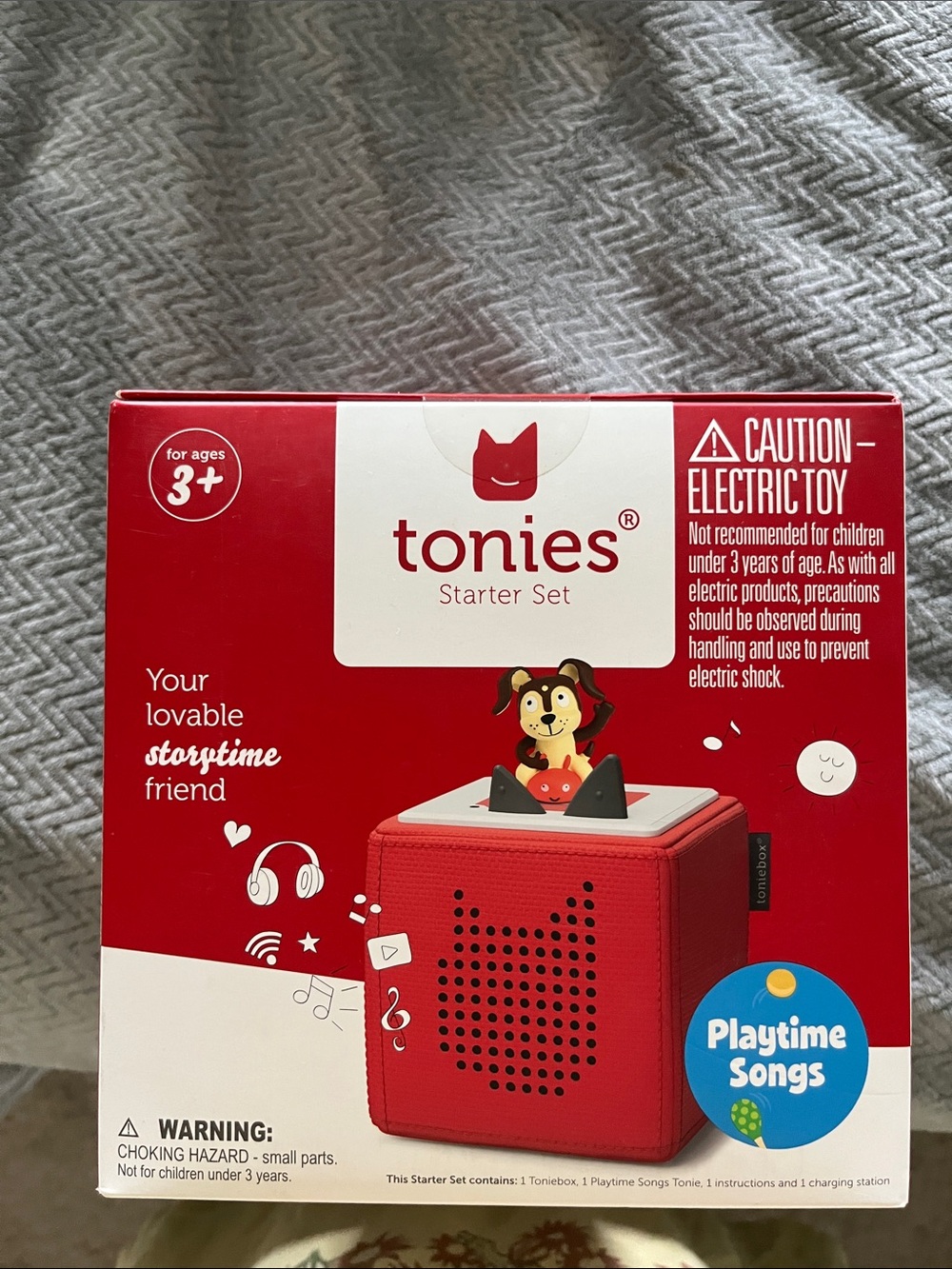 Tonies Starter Set Red Playtime Songs Speaker